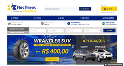 Desktop Screenshot of finspneus.com.br